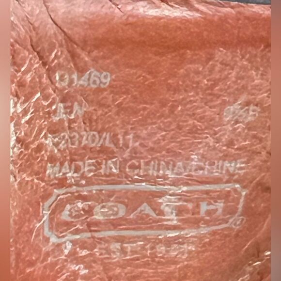 Coach Brown Leather Wedge Sandals 9.5 - Picture 7 of 7